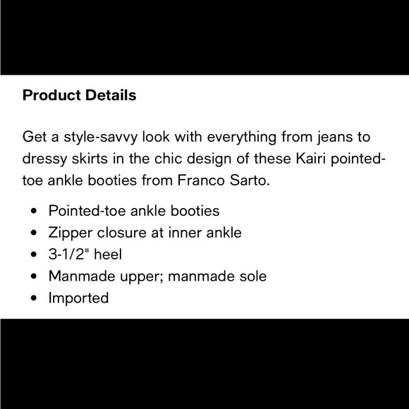 Franco Sarto Kairi Bootie - Picture 13 of 13